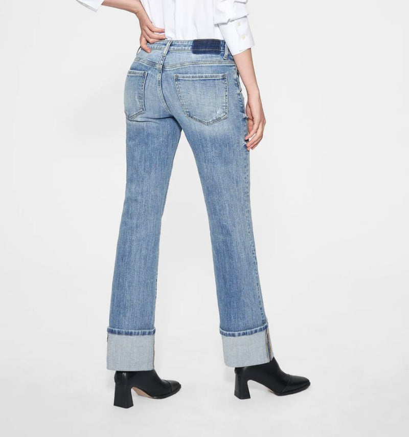 Bayeas Flora - Mid Rise Cuffed Jean - Stellar