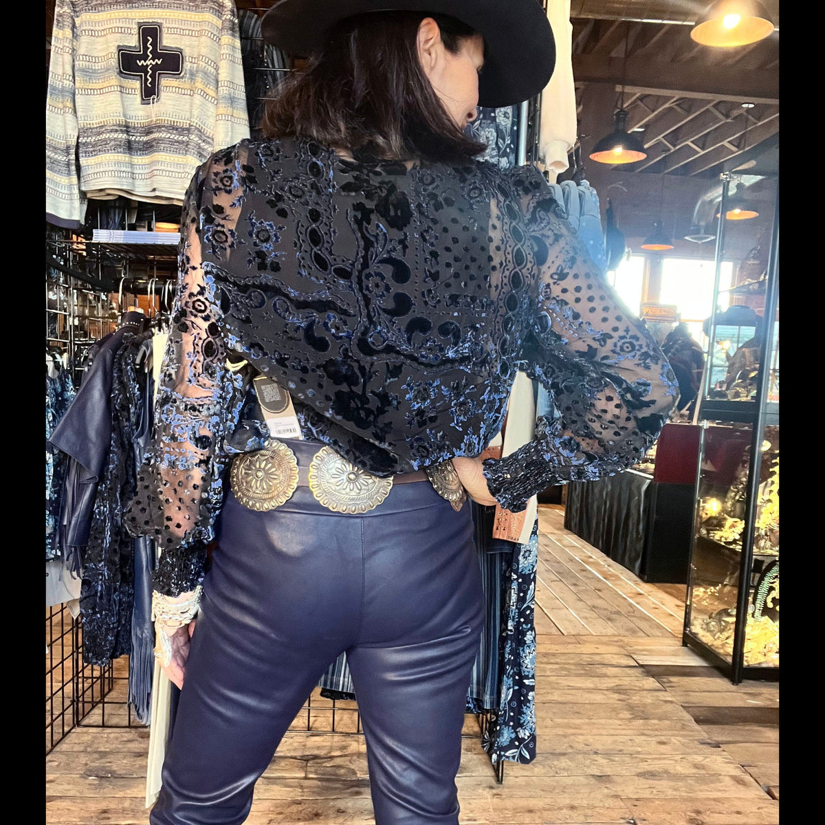 Chisholm Trail Bandana Blouse - Double D Ranch - TDD54