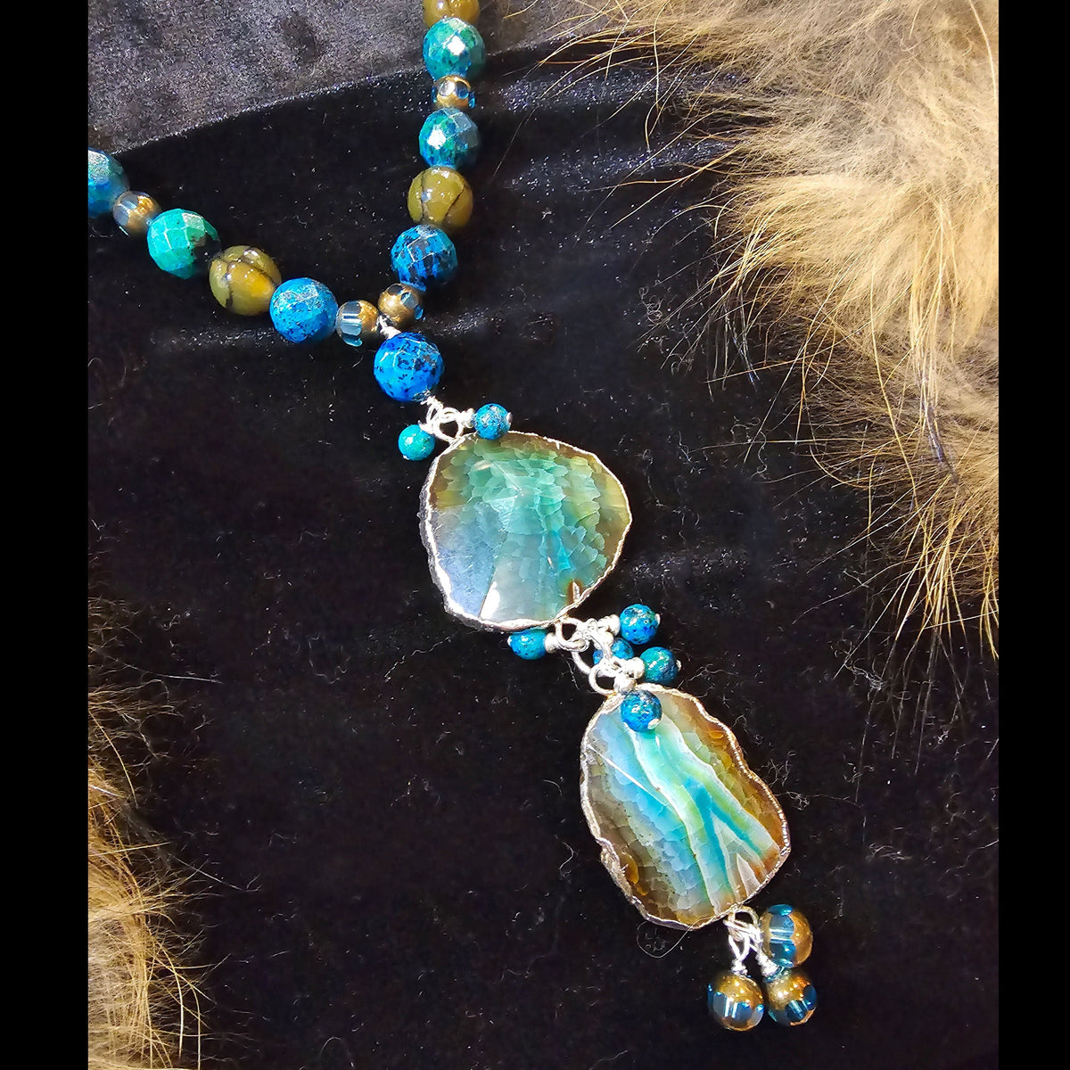 Dyed Agate Necklace - NSZ107