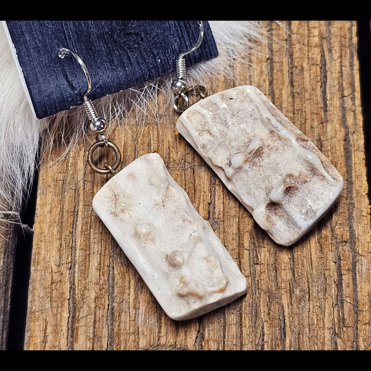 Elk Antler Earrings - EELK1