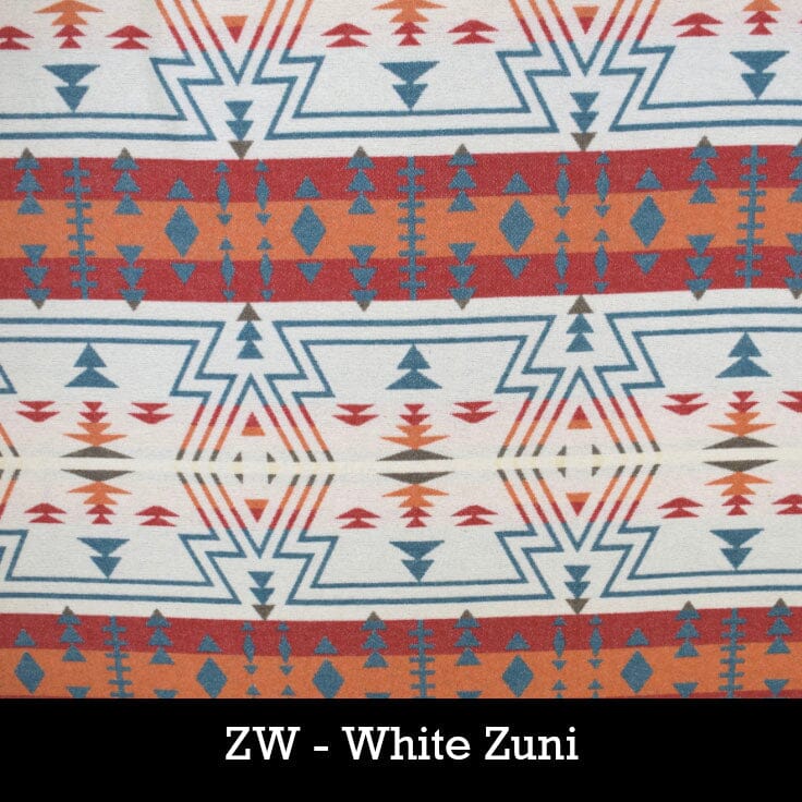 Flounce Wrap - White Zuni - Rhonda Stark - RSFZW