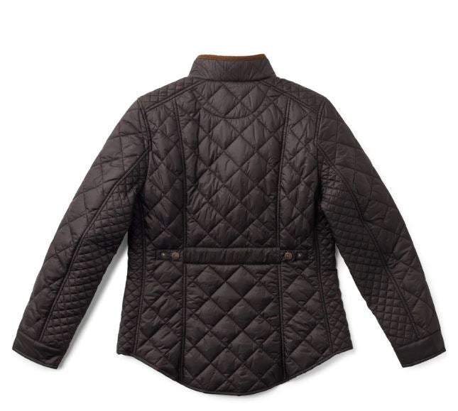 Georgia Quilted Nylon Jacket - Black - JKMC2