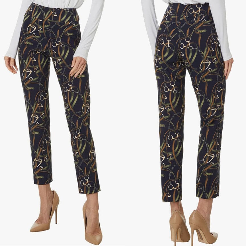 Horse Tack/Bit Print Pull-On Pant - P507