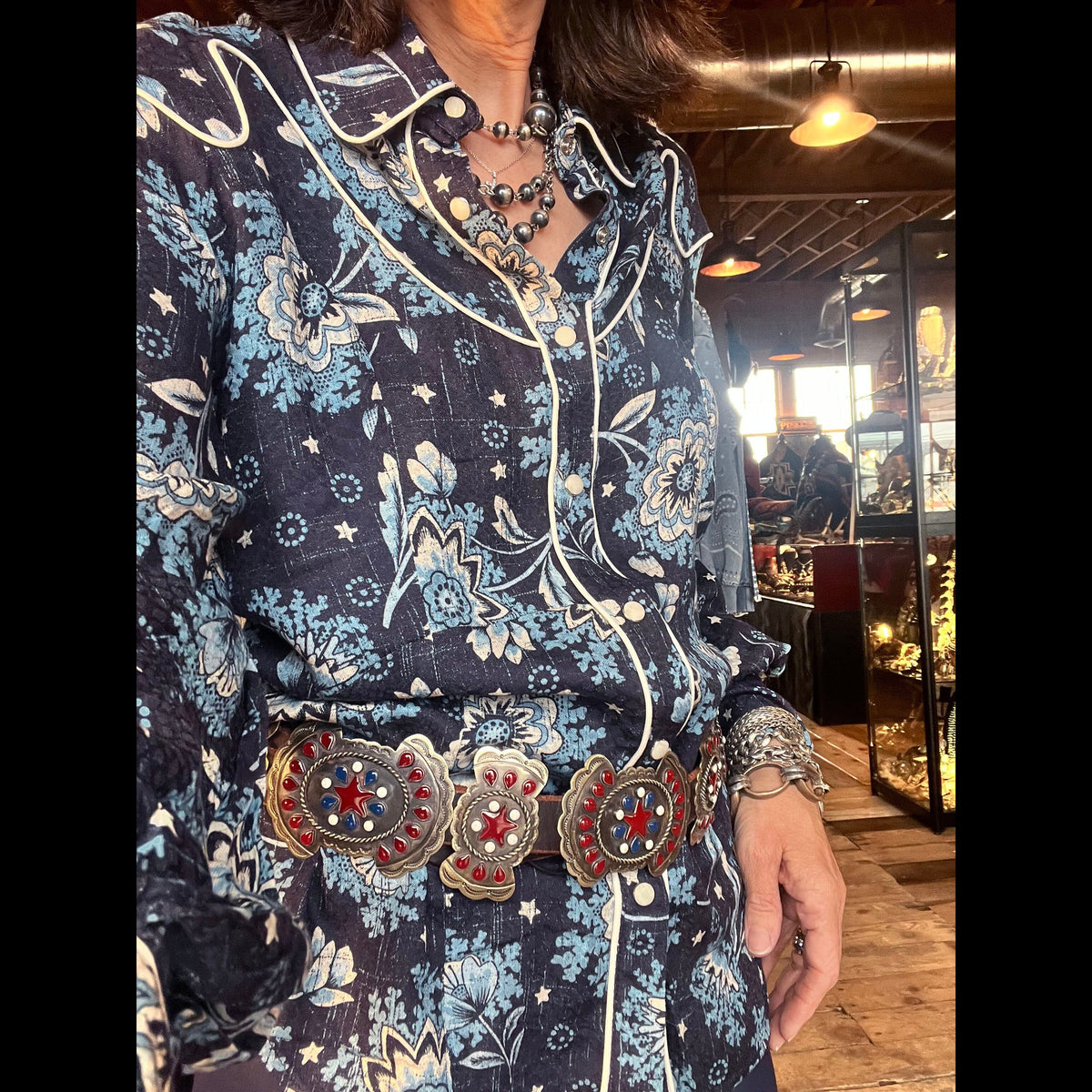 Jesse's Bandana Blouse - Double D Ranch - TDD66