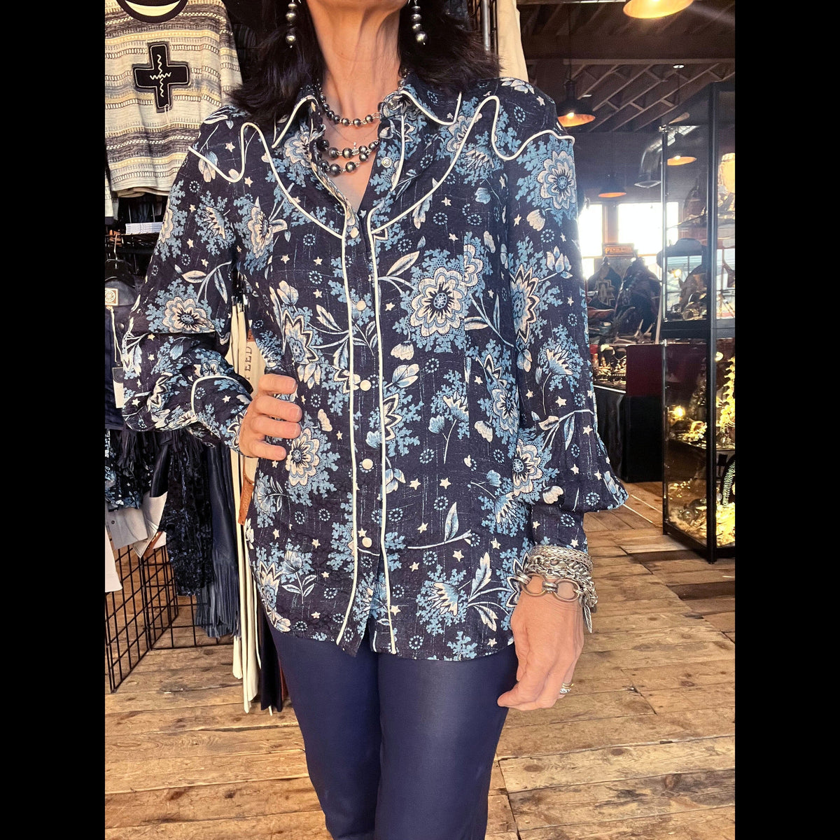 Jesse's Bandana Blouse - Double D Ranch - TDD66