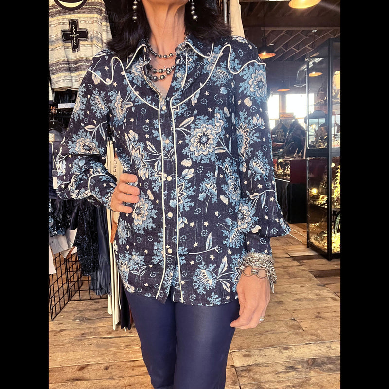 Jesse's Bandana Blouse - Double D Ranch - TDD66