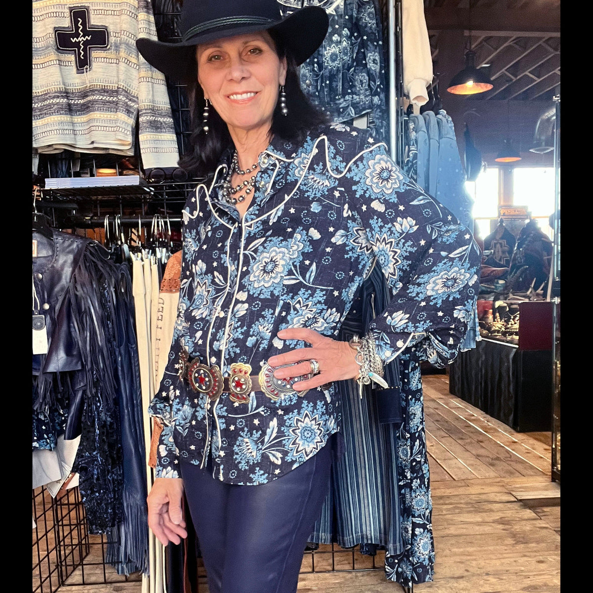 Jesse's Bandana Blouse - Double D Ranch - TDD66