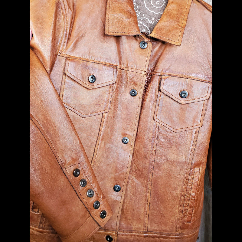 Lamb Jacket - Cognac - Scully - JSY24