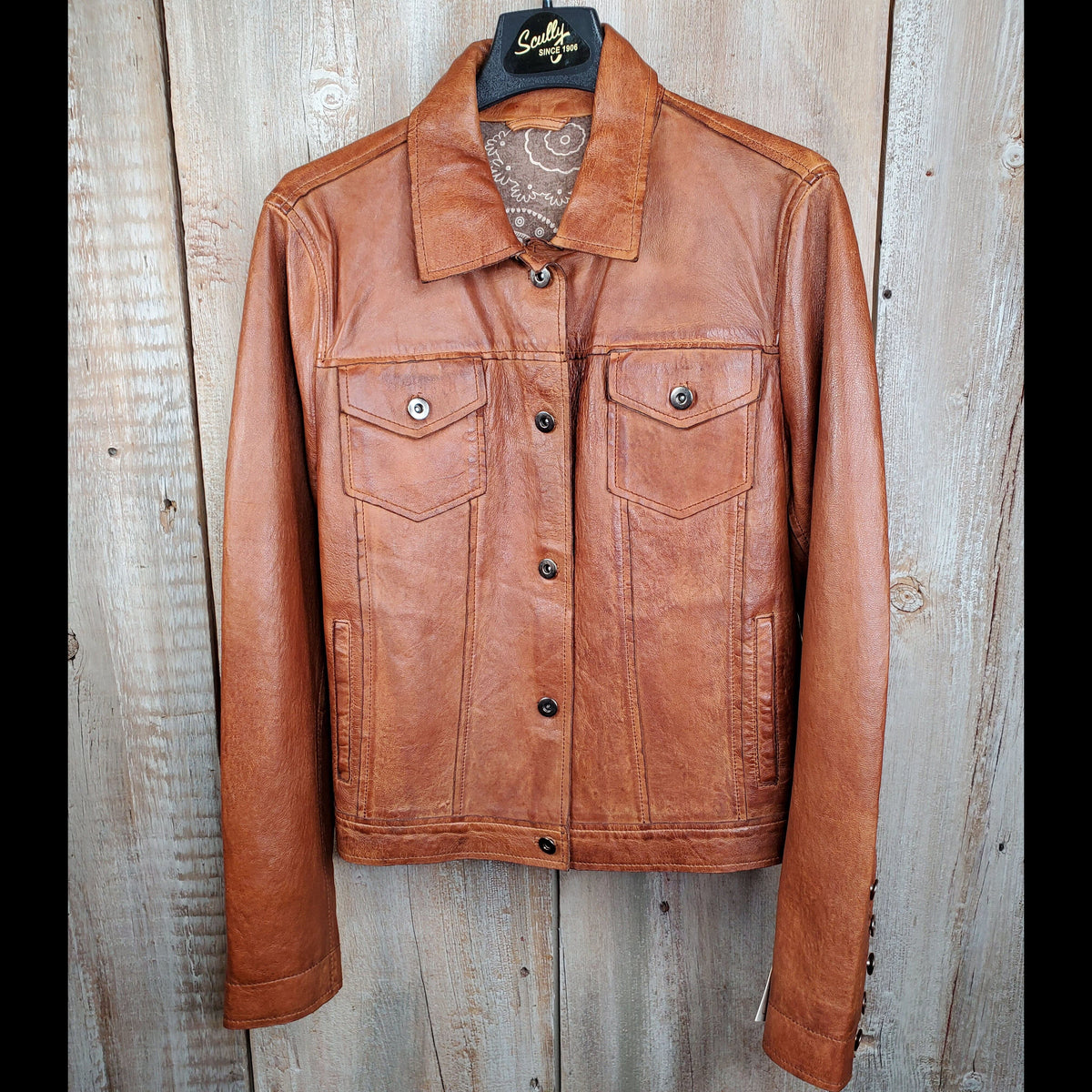 Lamb Jacket - Cognac - Scully - JSY24