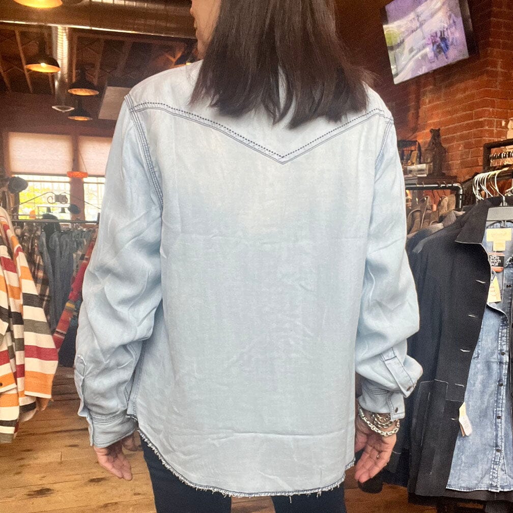 Light Blue Denim Shirt - Scully - SHSY11