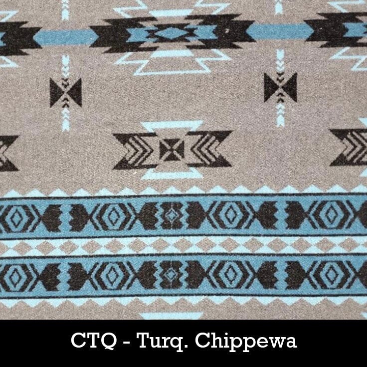 Long Blazer - Turquoise Chippewa - Rhonda Stark - RSB-CQ