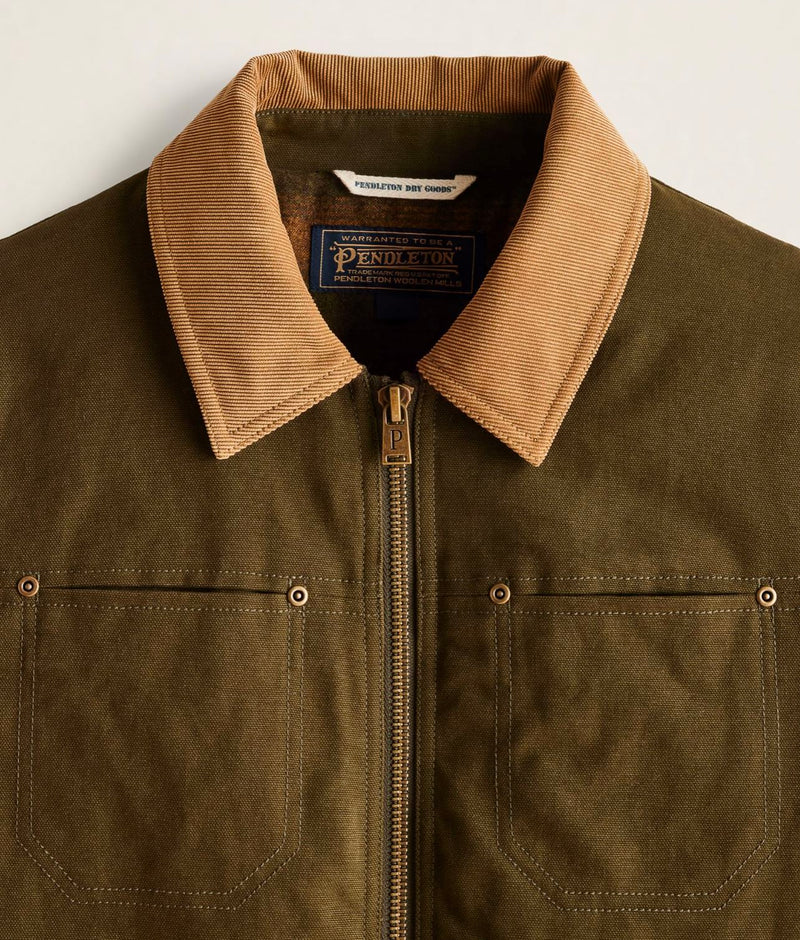 Men's Carson City Ranch Coat - Olive - C2370