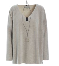 V-Neck Fleece - Sand - 1336S