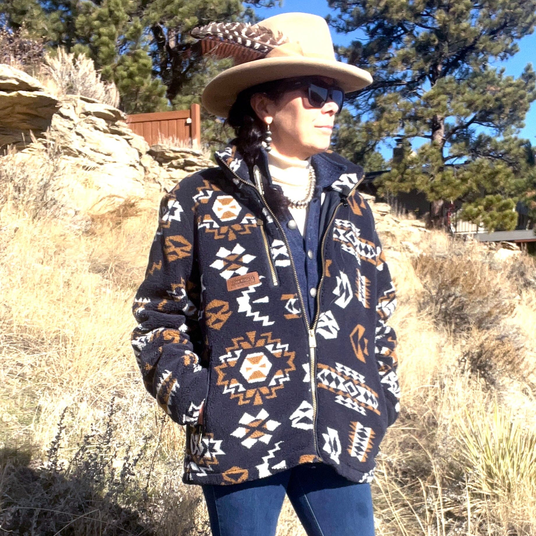 Whidbey Zip Front Berber Jacket Pendleton JPD5