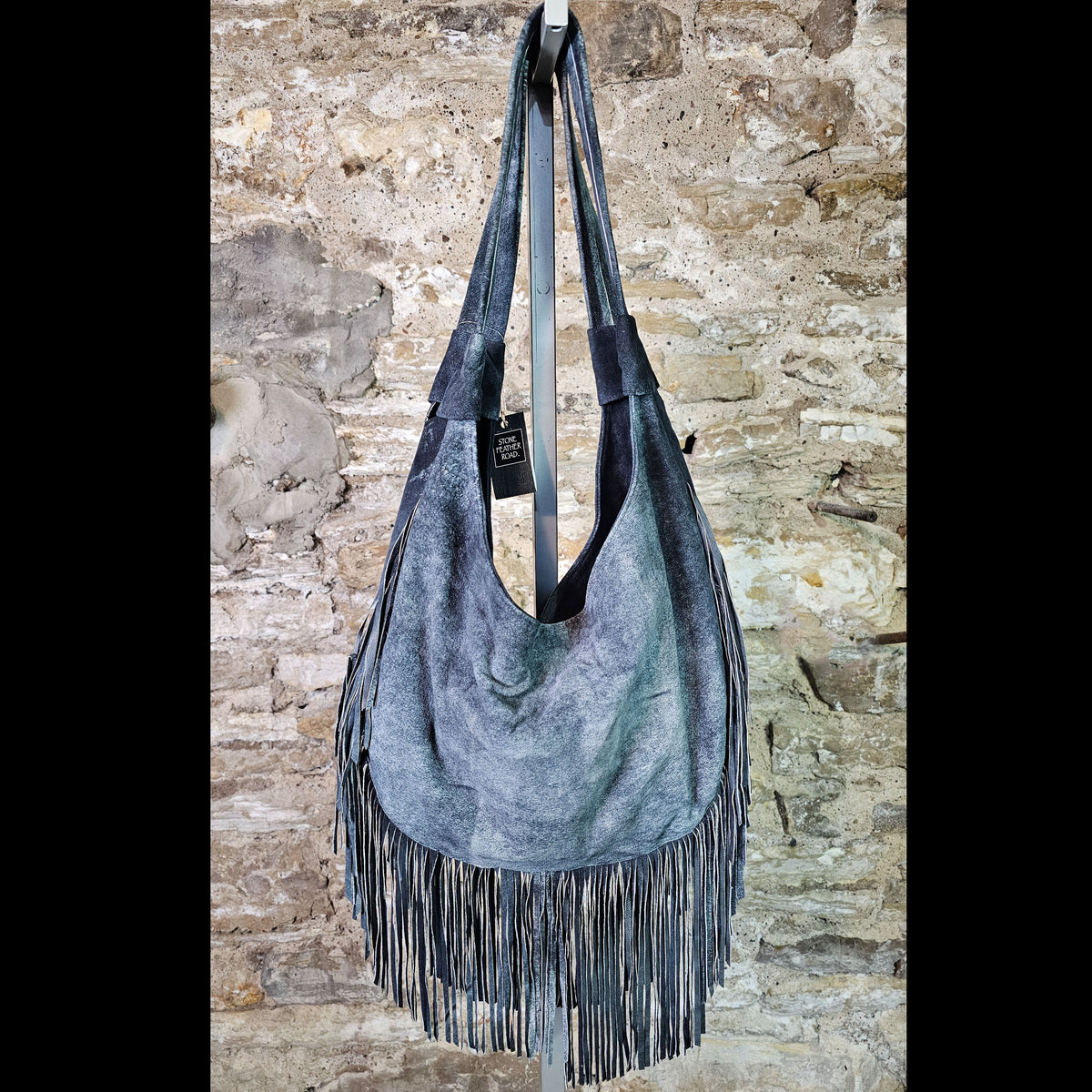 Boho Fringed Safari Navy - Juan Antonio - BGJA51