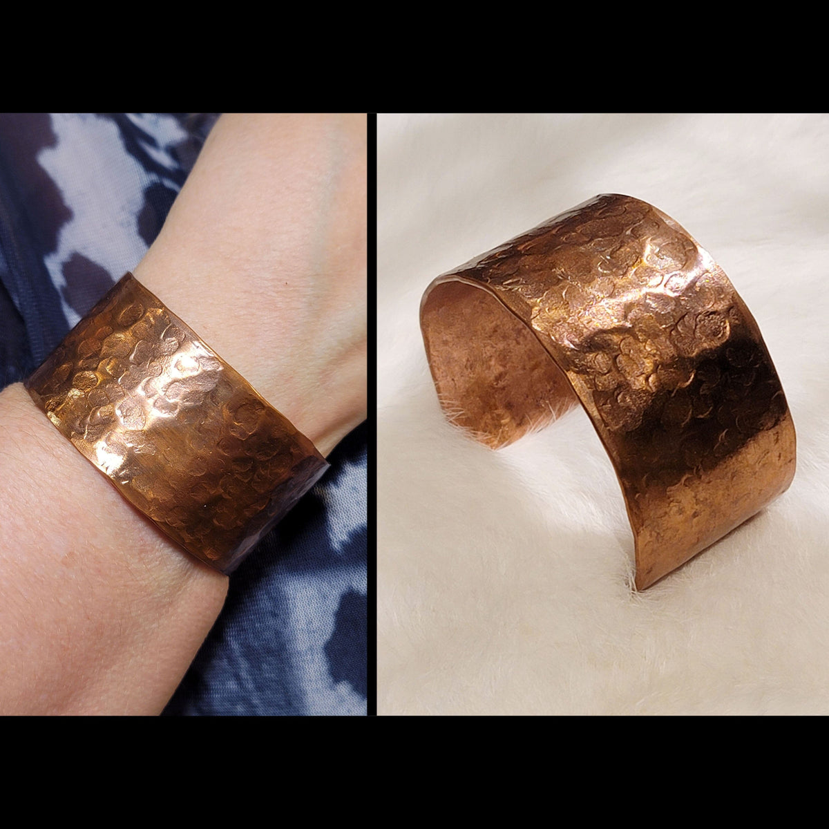 Hammered Copper Cuff - CES-6