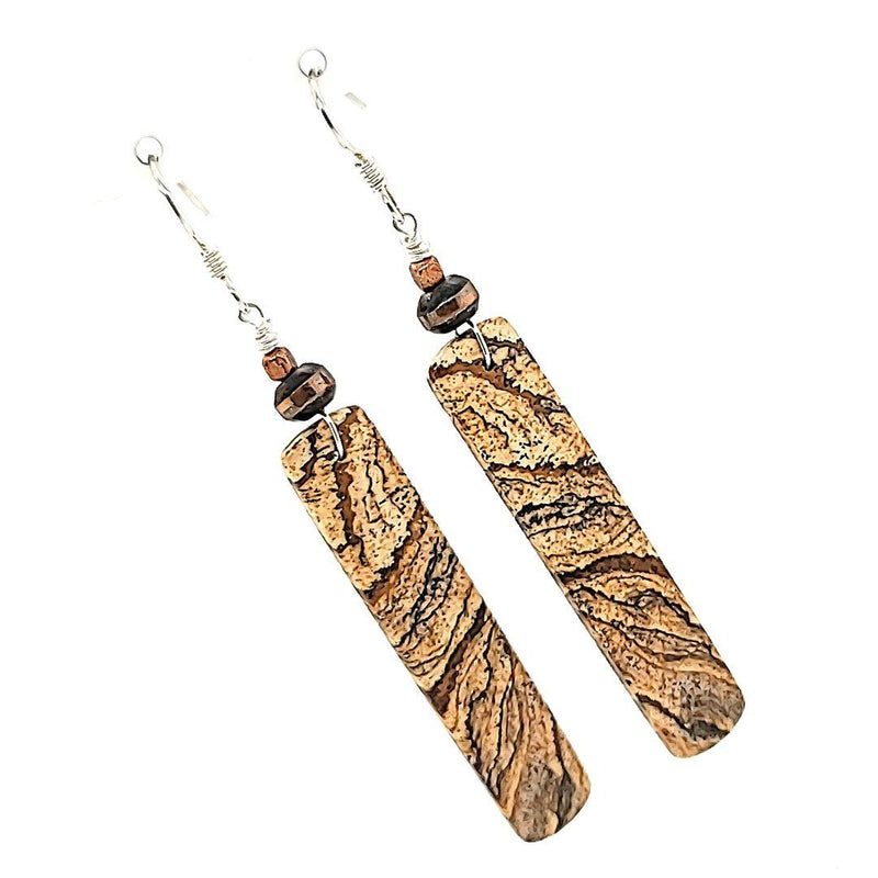 Jasper Earrings - E331-F