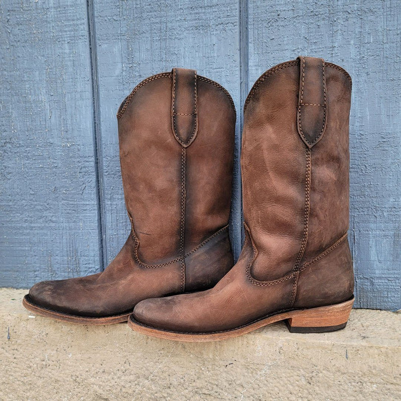 Mid Calf Brown Boot - BTLB11