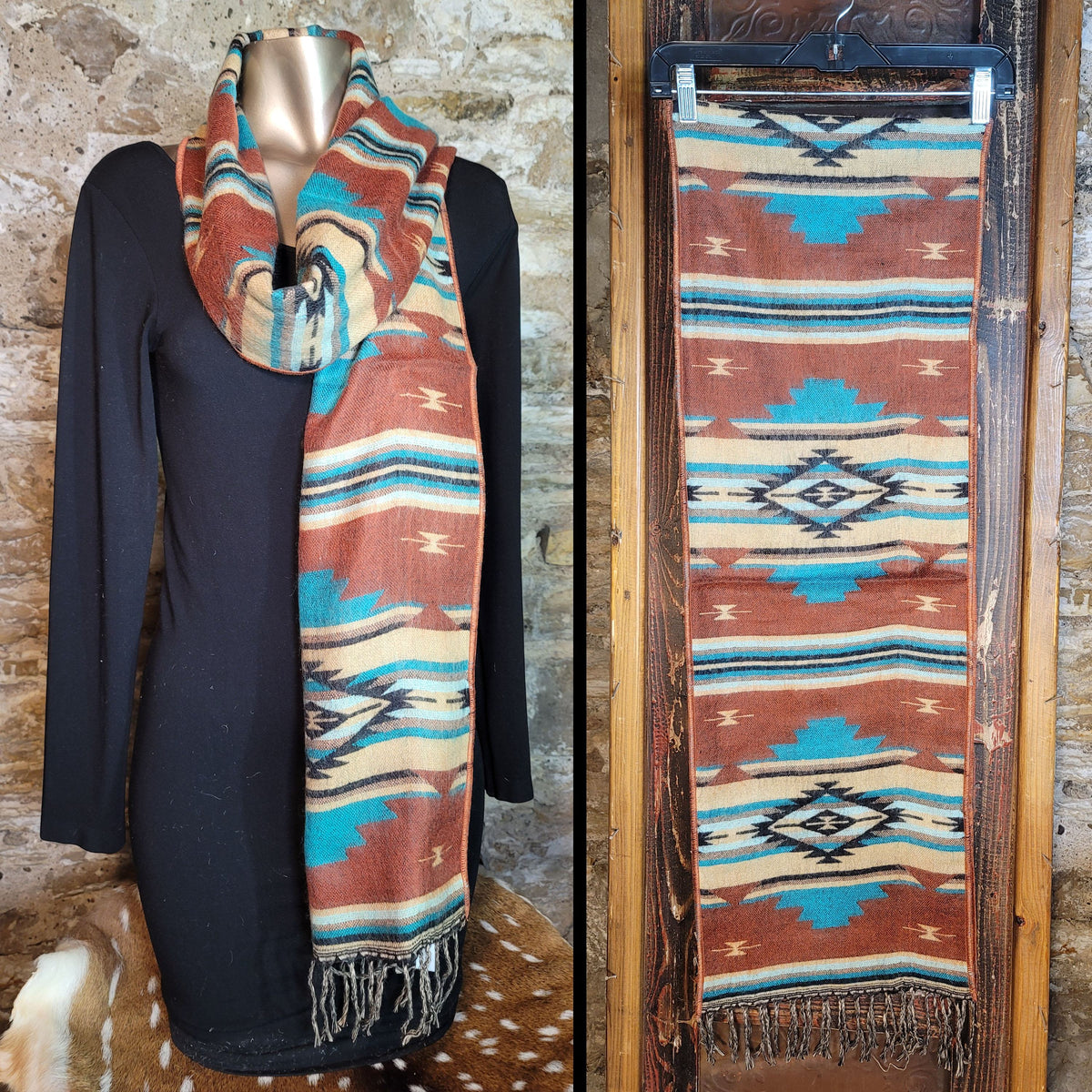 Scarf - 12" x 72" - Rust - SCEP1