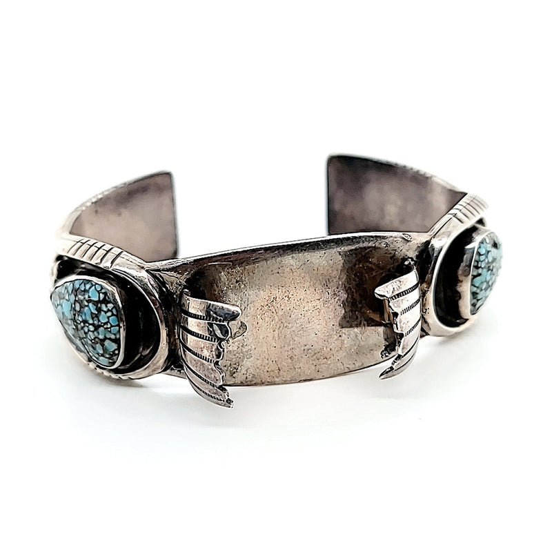 Spider Web Turquoise Watchband - CFNW2