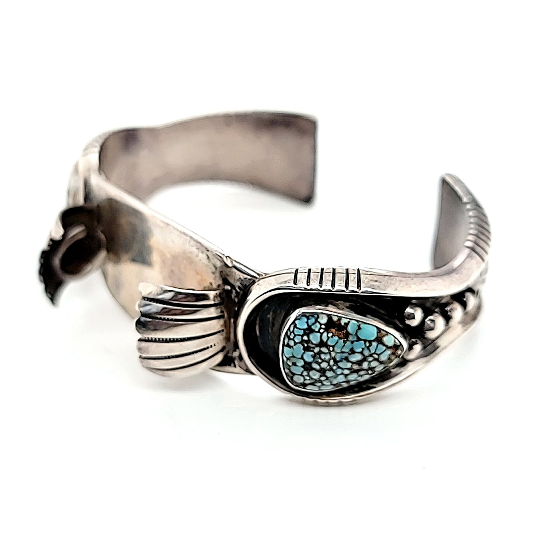 Spider Web Turquoise Watchband - CFNW2