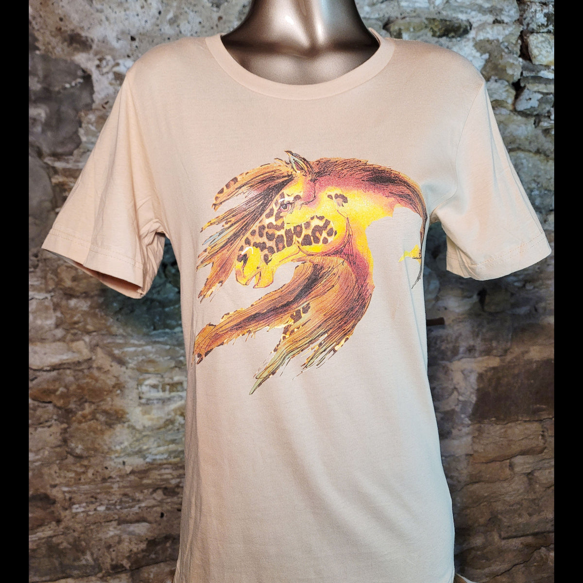 Tan Wild Horse T-Shirt - TP4B-6