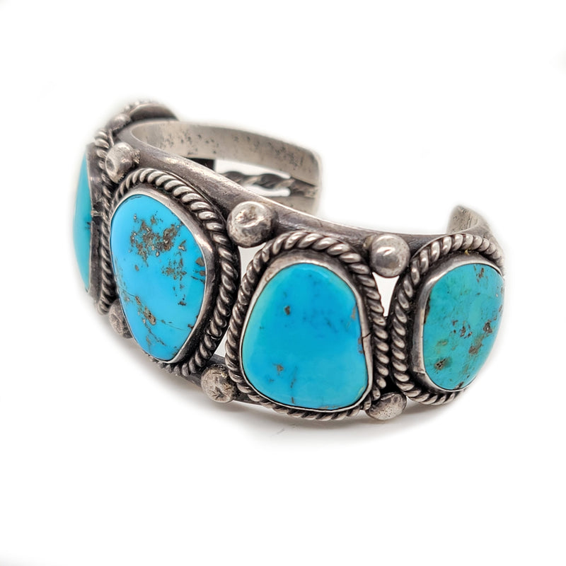 Turquoise 5 Stone Cuff - CMH91