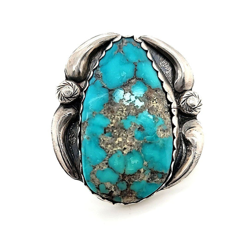Turquoise Sterling Ring - Size 6.5 - RMH56